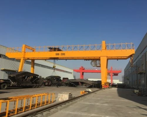 Verksmiðjubein sala Tvöfaldur Gantry Crane