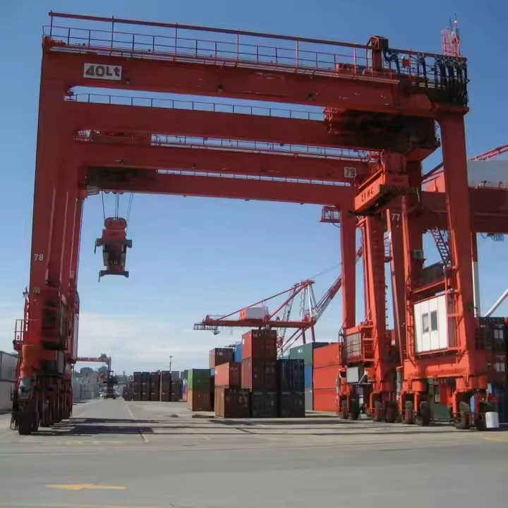 Rtg Crane gúmmí dekk gámur Gantry Crane