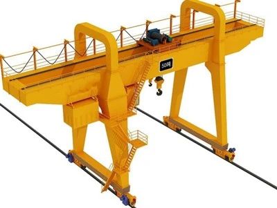 Aksturslegur gantry krani